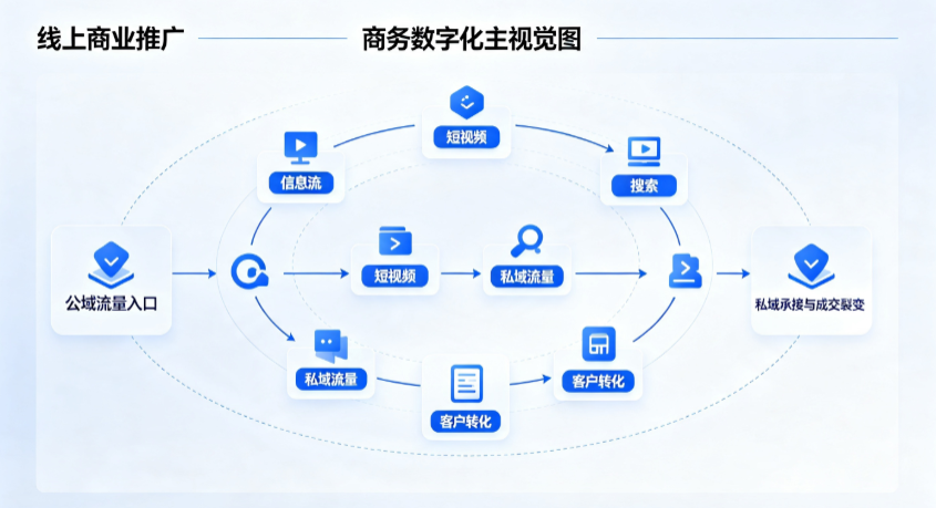 宽城满族自治县线上商业推广怎么做？全域流量闭环搭建与低成本转化实战指南